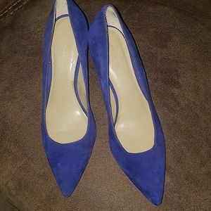 Ann Taylor Blue Suede Pumps